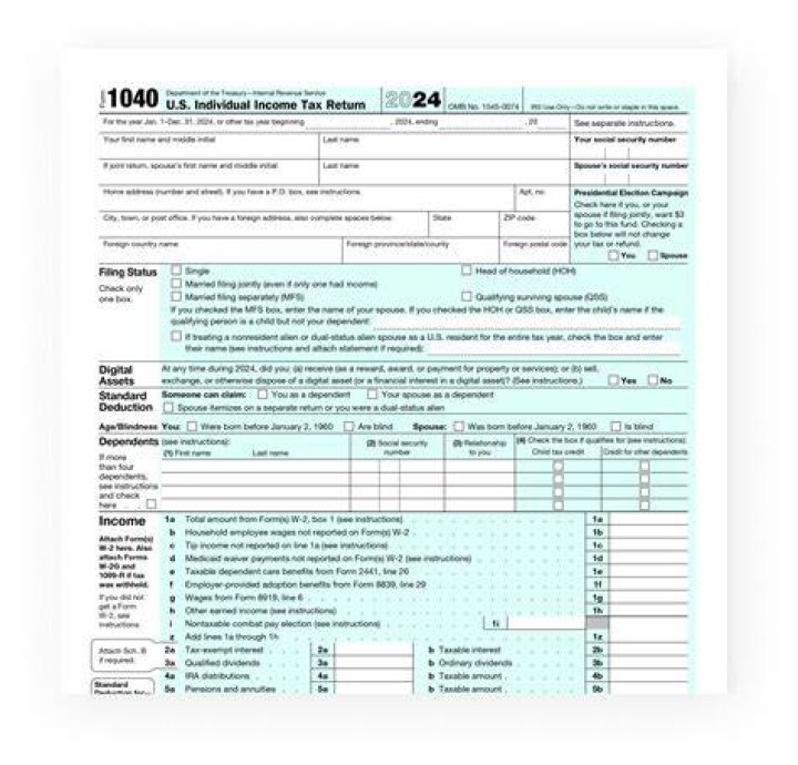 Are there any prior year versions of the Form 1040?