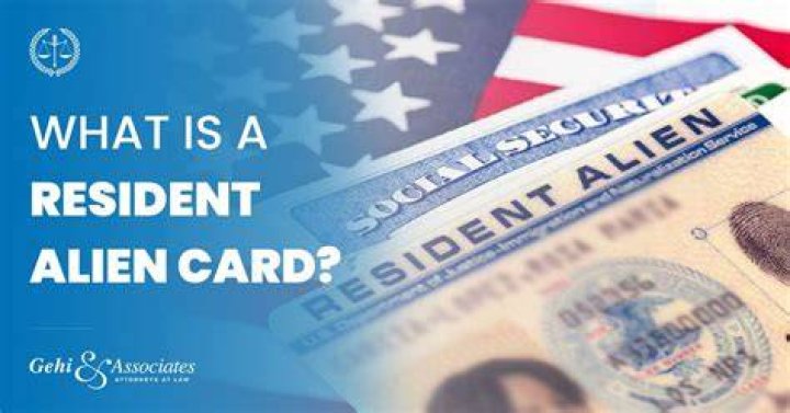 Can a resident alien work in the US?