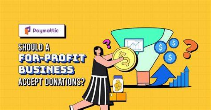 Can donations be made to a for profit company?