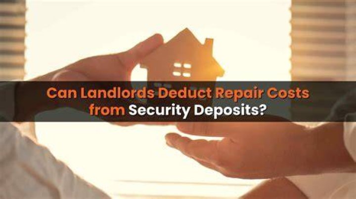 Can I deduct cash for keys?