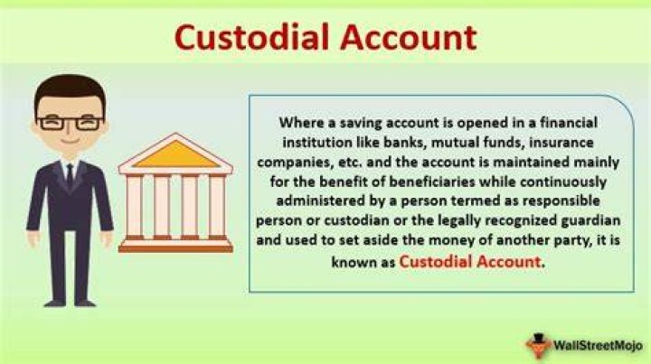 Can money be removed from a custodial account?