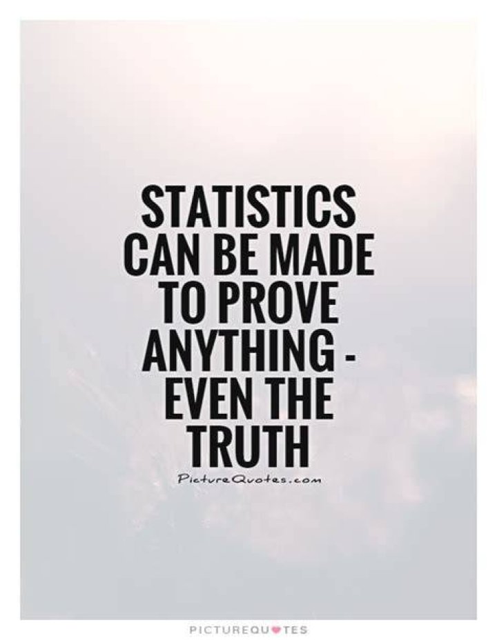 Can statistics be used to prove anything?