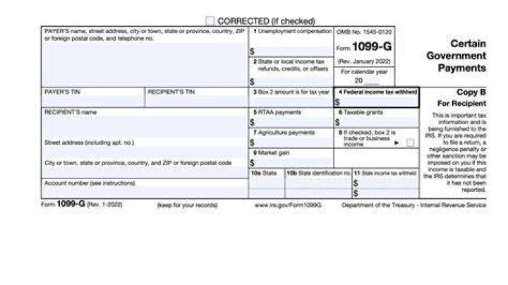 Do you get a tax return with a 1099-G?