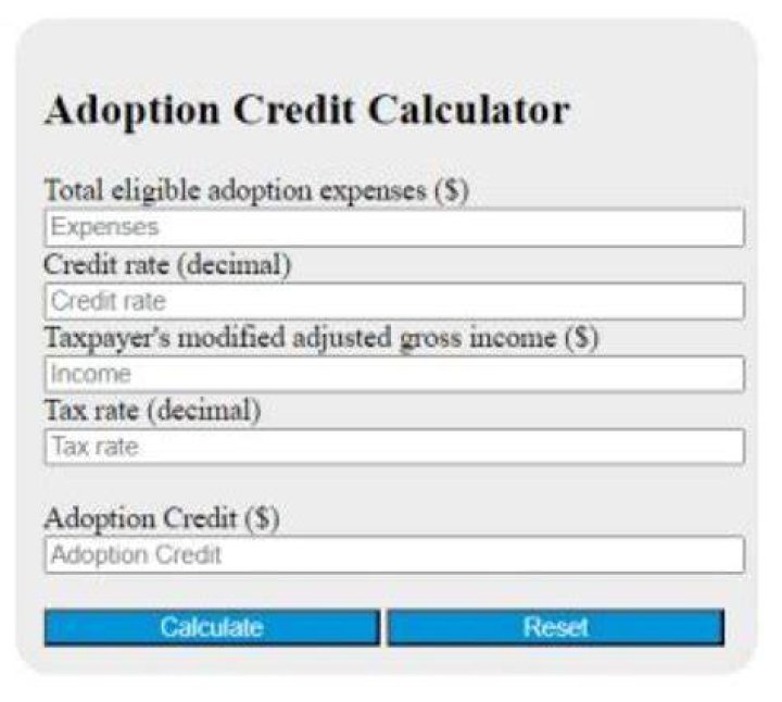 Do you get an adoption credit every year?