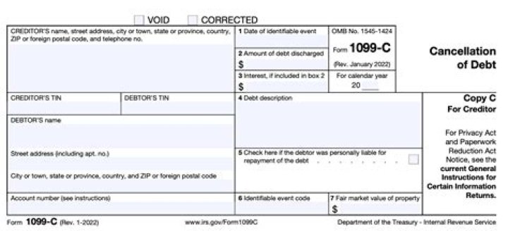 Do you need a 1099c after a short sale?