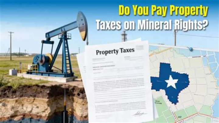 Do you pay taxes on mineral rights in Texas?