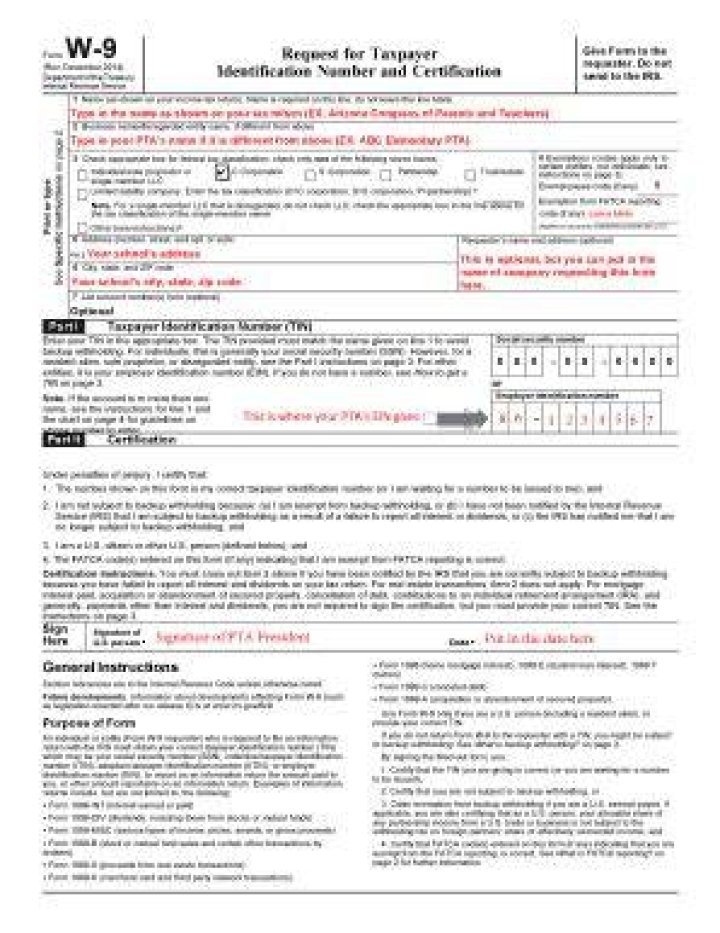 Does a 501c3 have to fill out a W9?