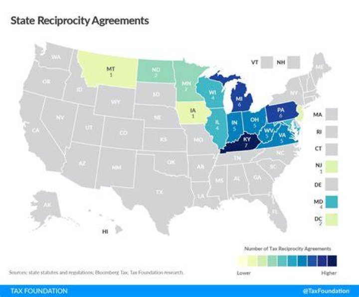Does Maryland have reciprocity with PA?