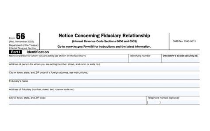 Does surviving spouse need to file Form 56?