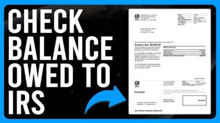How can I Check my Balance with the IRS?