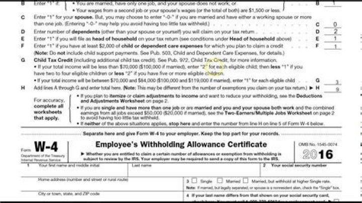 How do I correctly fill out my W4?