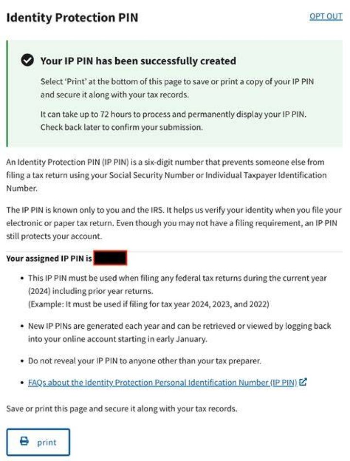 How do I get a taxpayer self select PIN?