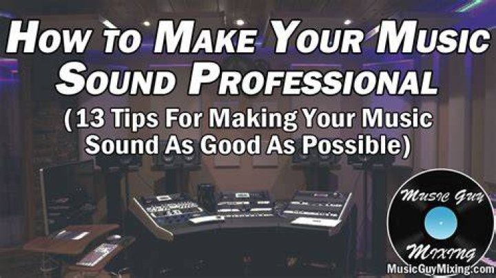 How do I make my audio sound professional?