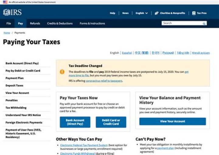 How do I set up automatic payments to the IRS?
