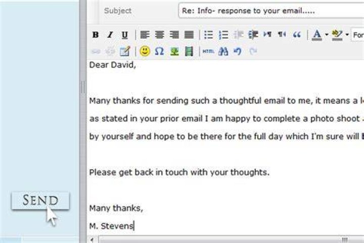 How do I write an email for a waiting response?