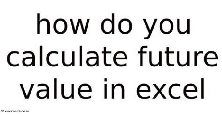 How do you calculate future tax?