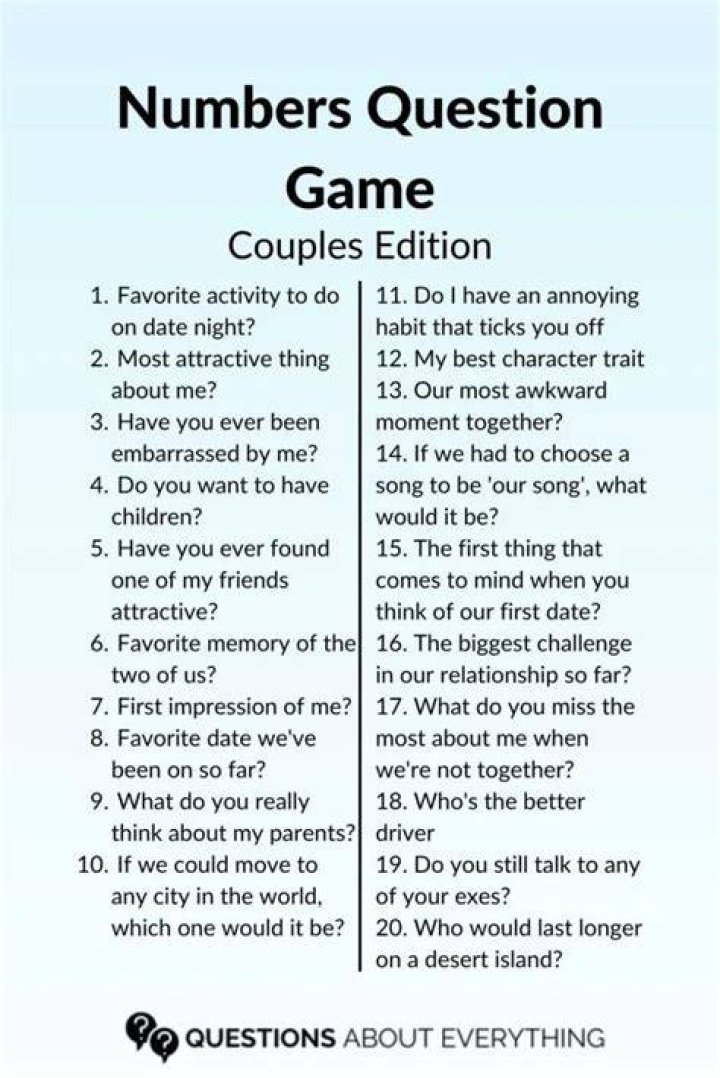 How do you play a couple in 20 questions?
