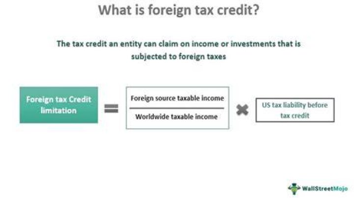 How does the US foreign tax credit work?