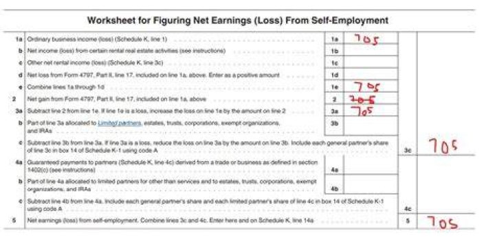 How is net earnings from self-employment calculated?