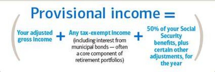 How is provisional income taxed?