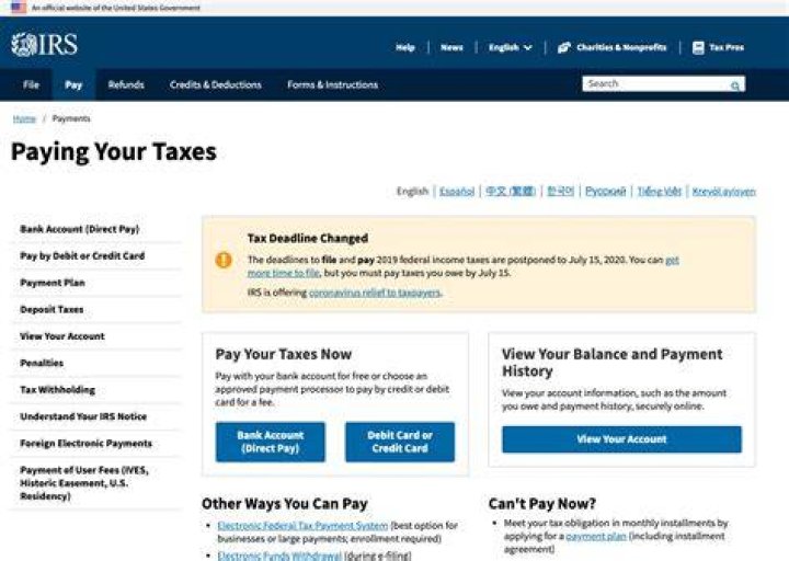 How much do you have to pay in installments to the IRS?