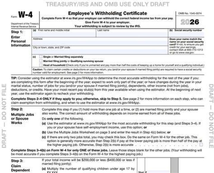 How should my dependent teenager fill out the W-4 Form?
