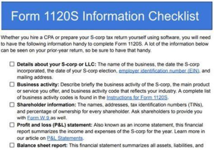 How to enter K-1 information on Form 1120S?