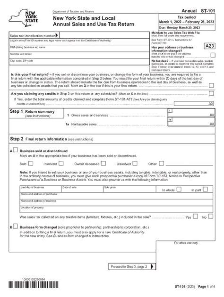How to file a New York state tax return?