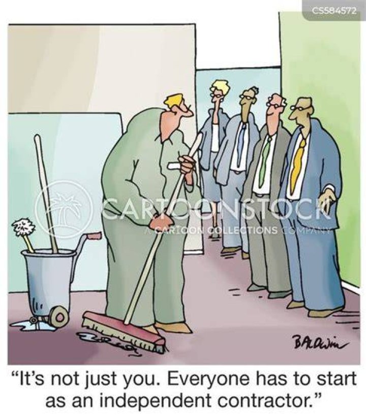 Is a janitor an independent contractor?