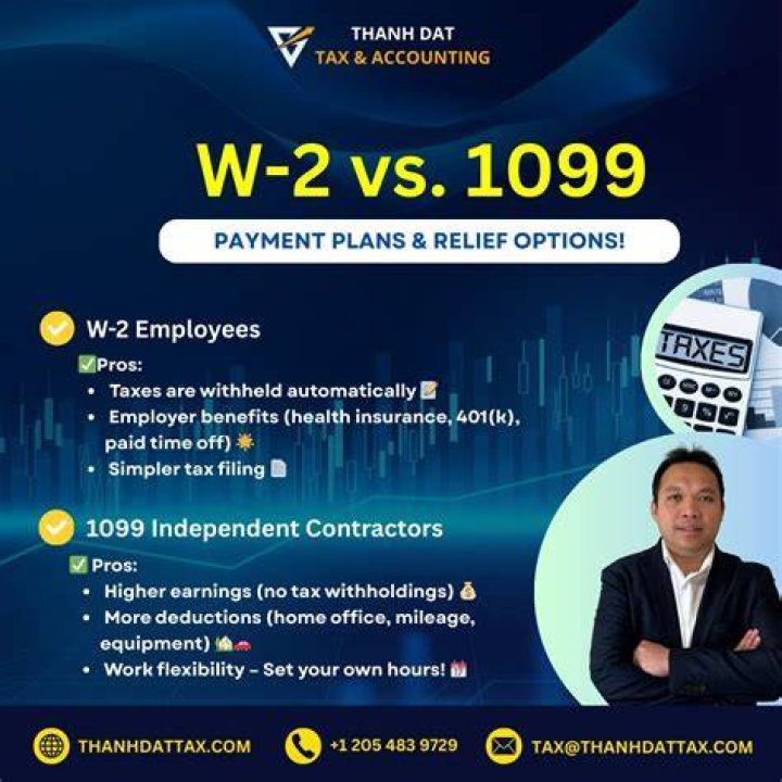 Is it better to have W-2 employees or 1099?