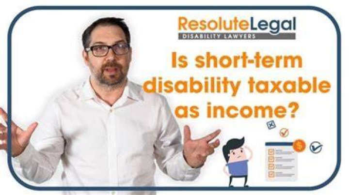 Is Prudential Short Term disability taxable?