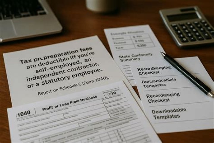 What are considered tax preparation fees?