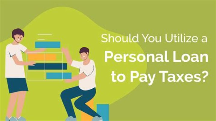 What are the benefits of taking a loan to pay taxes?