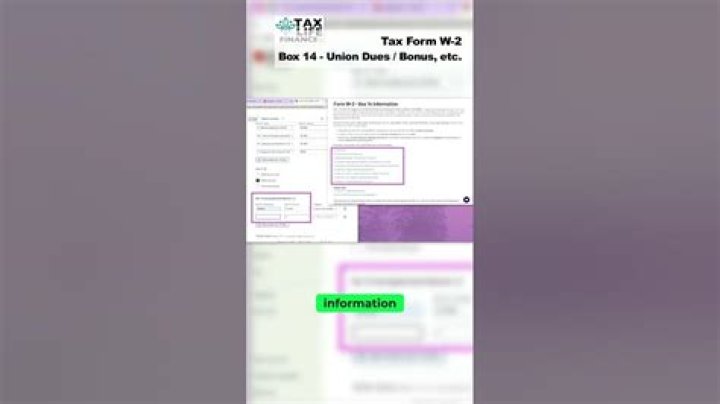 What are union dues in box 14?
