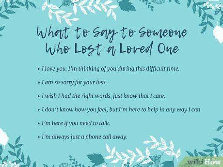 What do you give someone who lost their daughter?