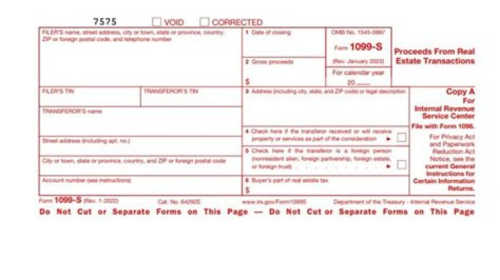 What does Form 1099-S do for timber sales?