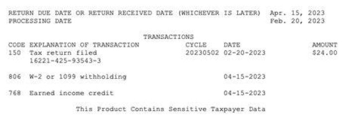 What does the processing date on a transcript mean?
