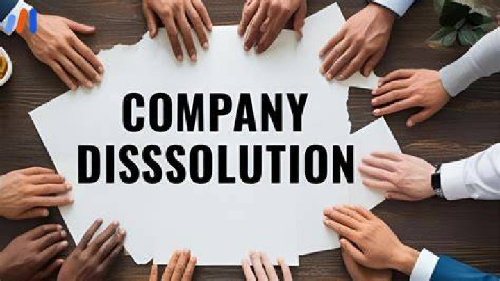 What happens to a company when it is dissolved?