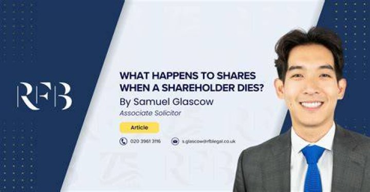 What happens to a corporation if a shareholder dies?