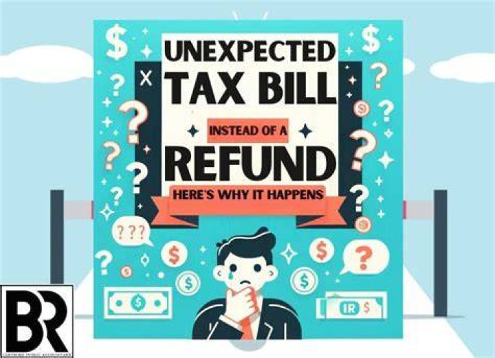 What happens when I receive a tax bill?
