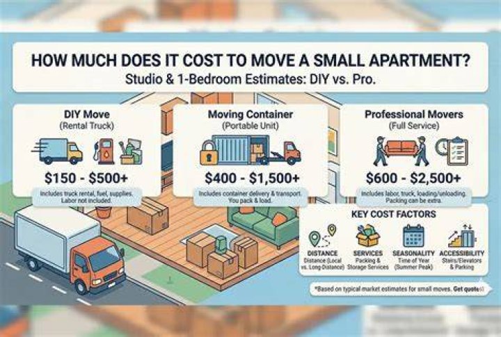 What is a common move in cost for an apartment?