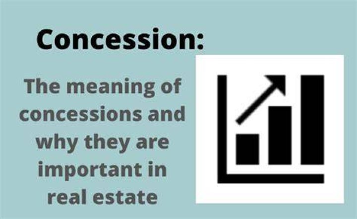 What is a concession mean in real estate?
