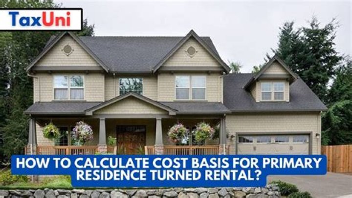 What is my cost basis on my rental property?