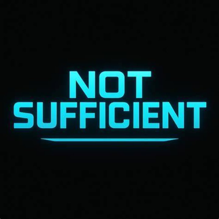 What is not sufficient in answer?