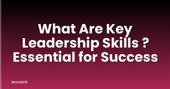 What is the key to success in leadership?