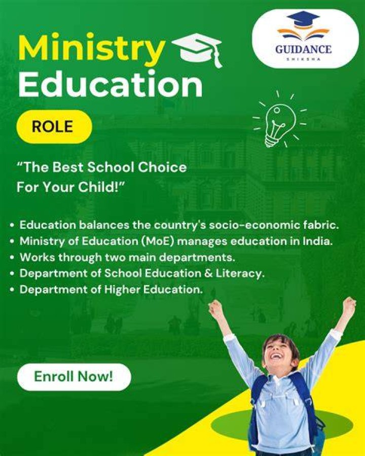 What is the role of Ministry of Education?