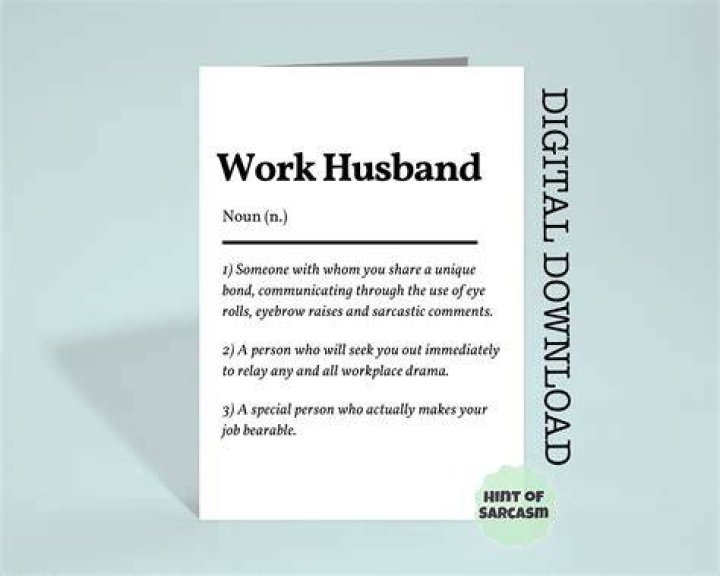 What is the work of a husband?