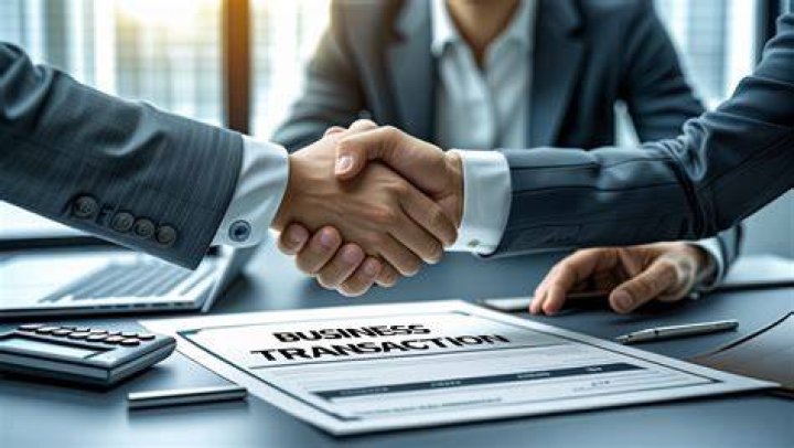 What is transaction and business transaction?