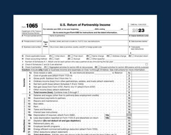 What kind of tax return does a partnership have to file?