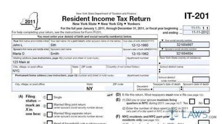 What line is taxable income on it 201?